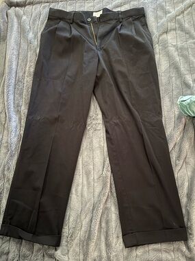 Dockers Black Pleated Dress Slacks